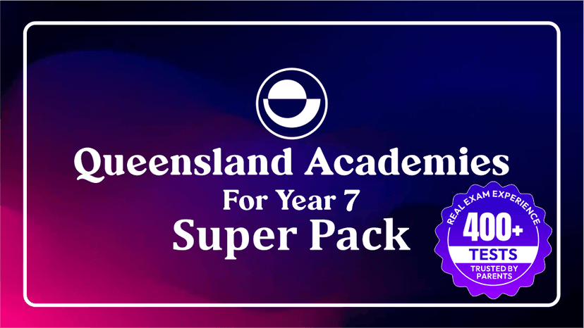 Queensland Academies Super Pack (Year 7 Entry)