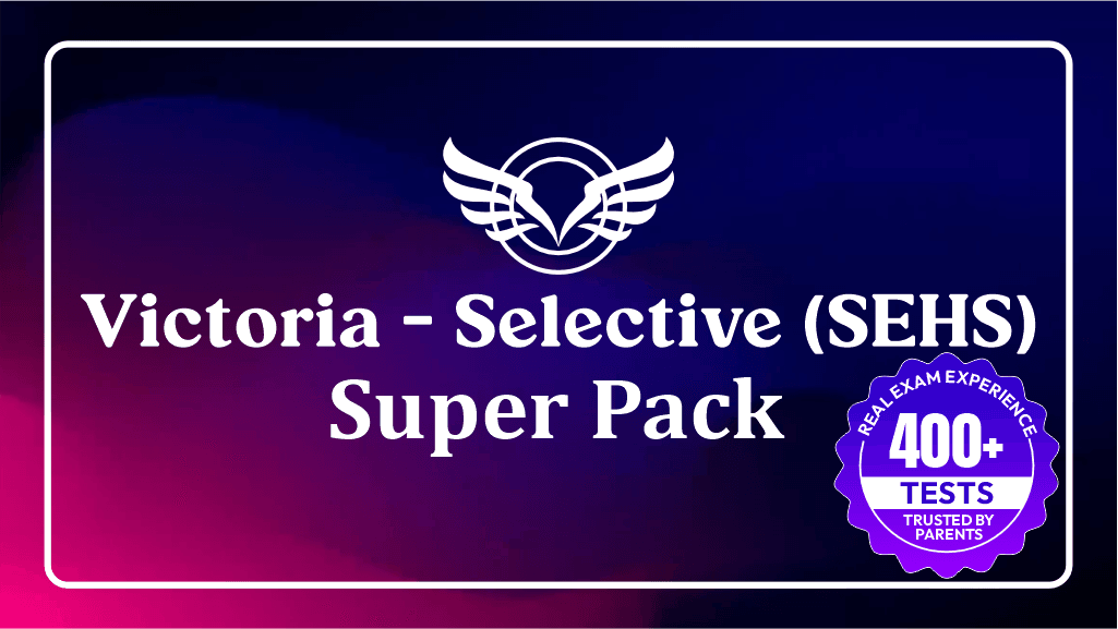 SEHS Super Pack course preview - BrainTree Coaching Selective exam preparation for Year 8, 9, 10 students in VIC