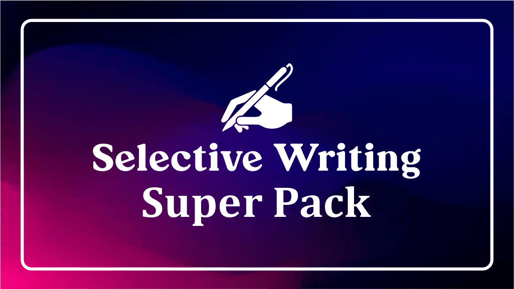 Selective Writing Super Pack course preview - BrainTree Coaching Selective exam preparation for Year 7, 8, 9, 10, 11 students in NSW