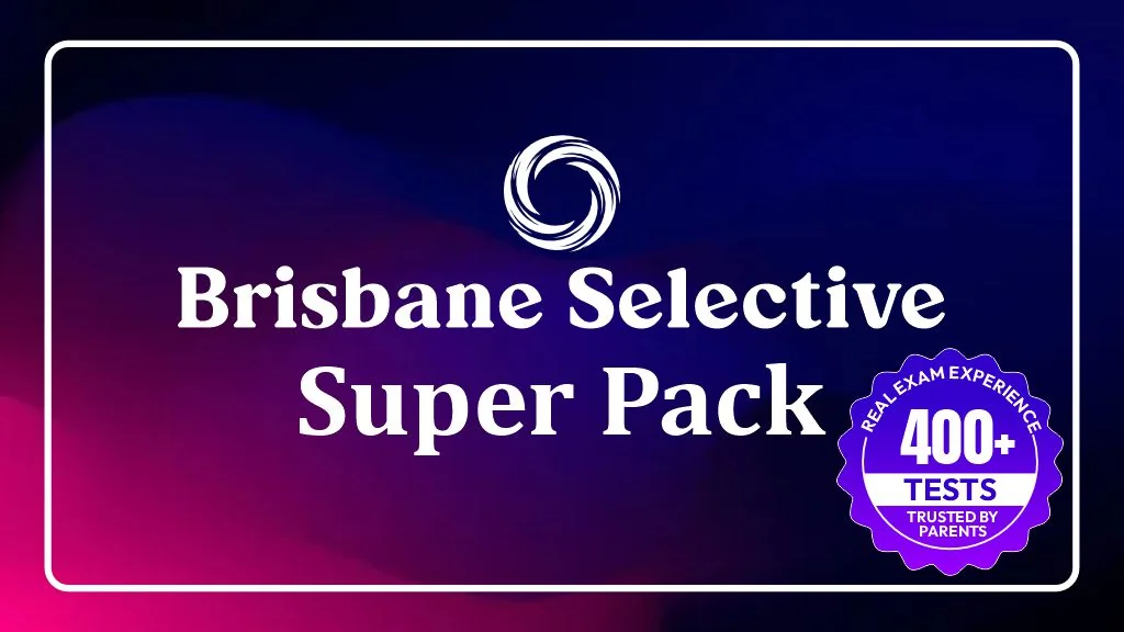 BSHS Super Pack course preview - BrainTree Coaching BSHS, Queensland exam preparation for Year 4, 5, 6, 7 students in QLD