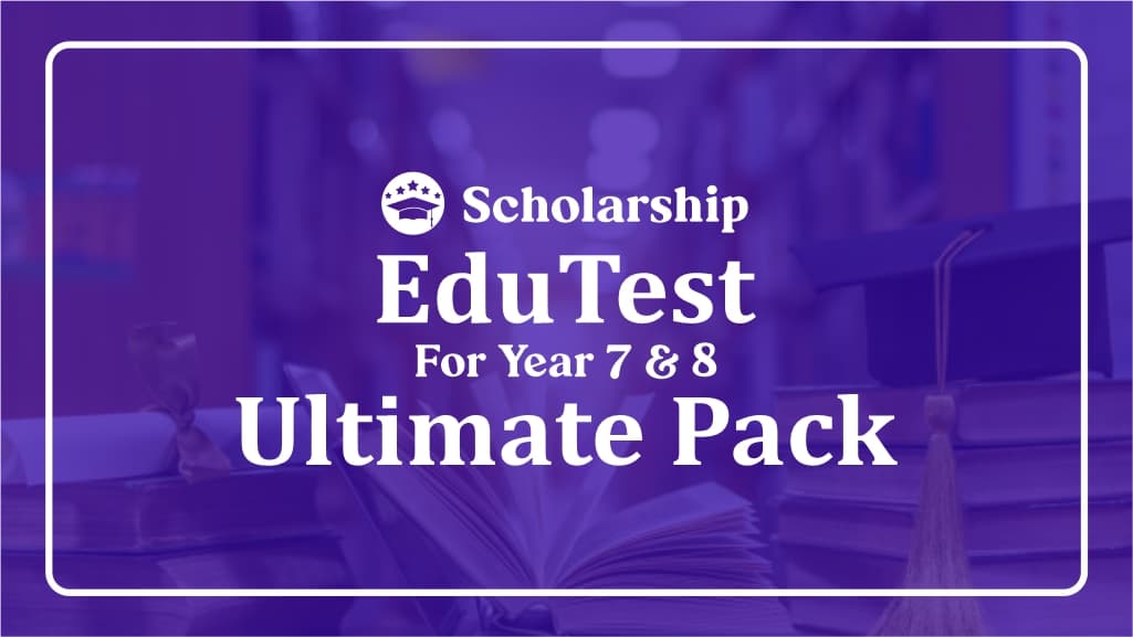EduTest Year 7 & 8 Ultimate Pack course preview - BrainTree Coaching Edutest, Scholarship exam preparation for Year 5, 6, 7 students in NSW, VIC