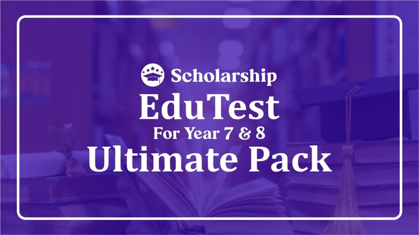 EduTest Year 7 & 8 Ultimate Pack course thumbnail - BrainTree Coaching Australia exam preparation program