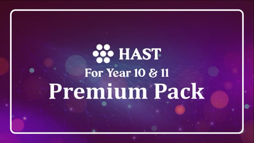 HAST For Year 10 & 11 Premium Pack course thumbnail - BrainTree Coaching Australia exam preparation program