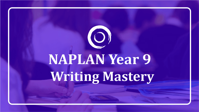 NAPLAN Year 7 Writing Mastery course thumbnail - BrainTree Coaching Australia exam preparation program